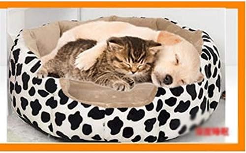 taimowei Yatak ve Küçük Orta Köpekler için Yavru Yumuşak Pet Yuva Uyku Tulumu Ev Yastık Mat Pad/a / Büyük