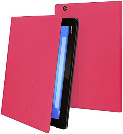 muvit Xperia Z4 Kılıf, Sony Xperia Z4 Tablet için Standlı Akıllı Kılıf Pembe SECTB0011