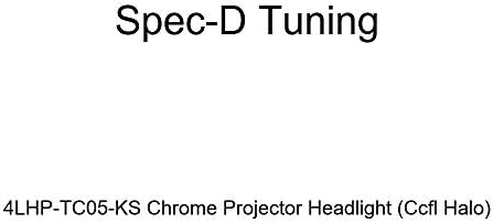 Spec-D Tuning 4LHP-TC05-KS Krom Projektör Far (Ccfl Halo)