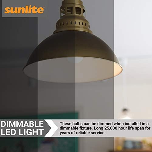 Sunlite 41764 LED R14 Mini Reflektör Projektör Ampulü, 4 Watt (25W Eşdeğeri), 250 Lümen, Ara (E17) Taban, Kısılabilir,