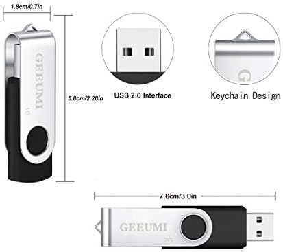 Toptan Toplu USB Flash Sürücüler 8GB USB Sürücü 50 Paket 8G Başparmak Sürücü,GEEUMI USB Çoklu Bellek Çubuğu,Veri Depolama