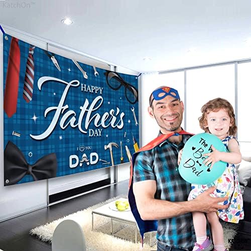 KatchOn, Mutlu Babalar Günü Afiş Zemin-Büyük, 72x44 İnç / Mutlu babalar Günü Afişleri, Mutlu Babalar Günü Süslemeleri