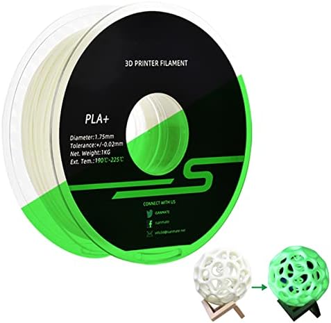 Karanlık aydınlık PLA Filament 1.75 mm, 3D Yazıcı Filament, Boyutsal Doğruluk + / -0.02 mm, Tüm FDM 3D yazıcı için