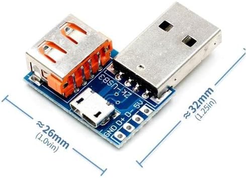 RedTagCanada USB3 USB - 3 USB Dönüştürücü Standart Tip A USB Dişi Erkek mikro USB 4P Terminal adaptör panosu Arduino