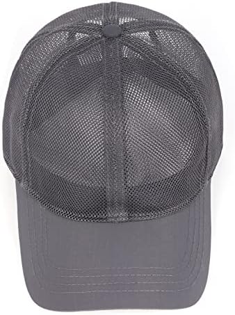Zylıoo XXL Boy Beyzbol file şapka, Nefes Serin Koşu Şapka, Ayarlanabilir Yaz Kapaklar Büyük Kafaları 21.5-25.5