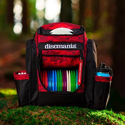 Discmania Fanatik Gökyüzü Çantası Disk Golf sırt çantası-Frizbi Disk Golf Çantası Tutar 30 + Diskler, Çoklu Disk Cepler,