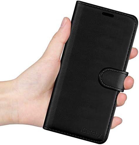 ıCatchy Samsung Galaxy A32 5G Kılıf deri cüzdan Kitap Kapak Folio Standı Görünüm Kapak Kart Yuvaları ile Uyumlu Galaxy