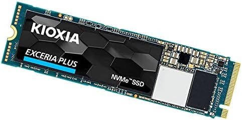 KIOXIA EXCERIA PLUS NVMe 1 TB PCIe 3.0 Gen3x4 M. 2 2280 SSD, LRD10Z001TG8