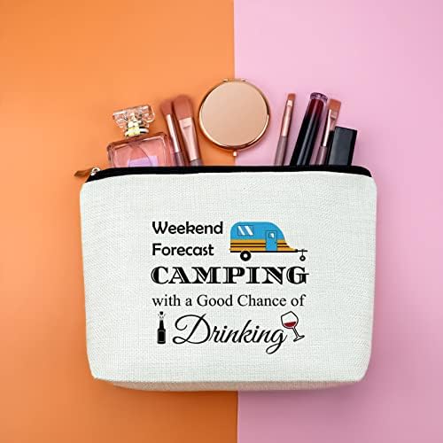 Gfhzdmf Camper Sevgilisi Hediye Camper Makyaj Çantası Seyahat Römorkları için Camper Aksesuarları Açık Kamp Çantası