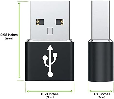 USB-C Dişi USB Erkek Hızlı Adaptör Samsung Galaxy Note 20 + 5G ile Uyumlu Şarj Cihazı, senkronizasyon, Klavye, Fare,