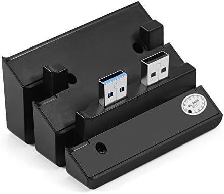 Jopwkuin USB 3.0/2.0 Yüksek Hızlı Adaptör, 5 Port USB Hub Benzersiz Led Göstergeler Genişleme Hub Denetleyici Adaptörü