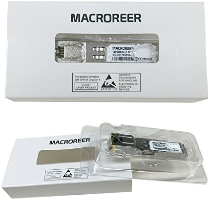 Macroreer HP JD089B Gigabit RJ45 Bakır SFP Alıcı-verici Modülü Mini GBIC 1000Base - T 100 M