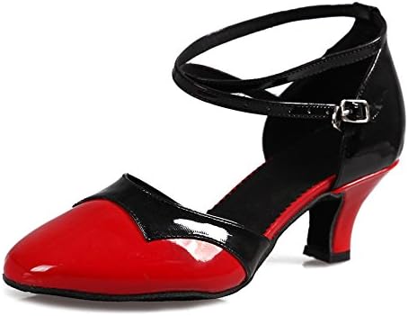 HROYL Kadın Latin Dans Ayakkabıları Salsa Balo Salonu Performans Ayakkabı Modeli-5138