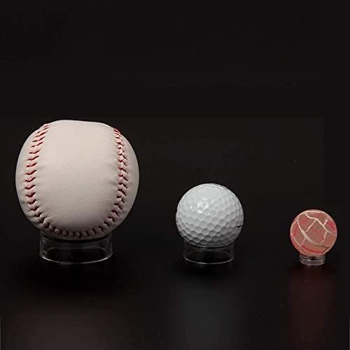 SEIWEI 30 Adet Şeffaf Akrilik Takı teşhir standı Raf Yuvarlak Ayaklı Raf Golf Topları Tenis Topları Beyzbol Topları