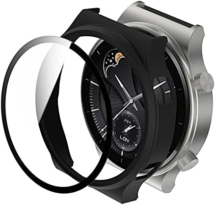 AWADUO Smartwatch Tam Kapsama PC Koruyucu Kılıf Kapak için Temperli Cam Ekran Koruyucu ile Huawei İzle GT2 Pro, yumuşak