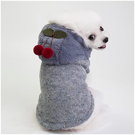 WALNUTA Pet Köpek Giysileri Küçük Köpekler için Giyim Ceket Kaban Hoodies Kış Sıcak Kalınlaşmak Köpek Kostümleri (Renk: