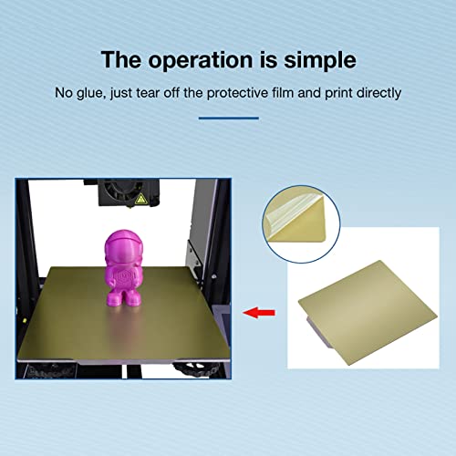 BIQU PEI Levha Çıkarılabilir Esnek ısıtmalı yatak 235x235mm Bahar çelik tabaka Manyetik Etiket Yapı Yüzeyi 3D Yazıcı