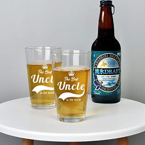 En iyi Amca Hediyeleri-Bira Bardağı Amca, Dünyanın en iyi Amcası Bira Bardağı 15Oz-Yılbaşı Hediyeleri, Doğum Günü