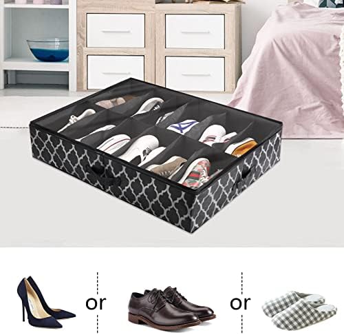 2 Paket Altında Yatak Ayakkabı Saklama Kapları, Dolap Depolama, Organizasyon Ve Depolama Yatak Odası, eşya kutuları