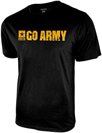 Simge Spor Erkek ABD Ordusu Grafik Logo kısa Kollu pamuklu tişört