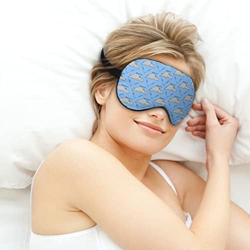 Matematik Hippo uyku göz maskesi sevimli Körü körüne göz kapakları Siperliği kadın Erkek hediyeler için