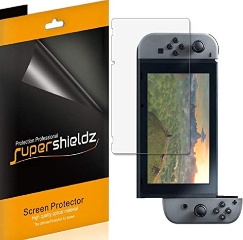 (3 Paket) Supershieldz Nintendo Anahtarı için Tasarlanmış Ekran Koruyucu, 0.23 mm, Parlama Önleyici ve Parmak İzi