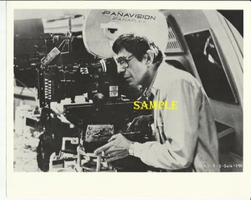 Star Trek Orijinal Serisi Leonard Nimoy arkasında film kamera 8x10 Fotoğraf STO1216