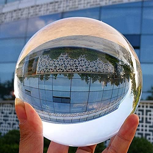 XİAOJİA 80/100 / 110mm Şeffaf Lens Topu Kristal Cam Topları Küre Fotoğraf Dekorasyon Ev Dekoratif El Sanatları ıçin