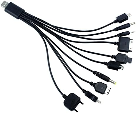 10 in 1 Evrensel USB şarj aleti Kablosu Çok Fonksiyonlu Şarj Sync Kablosu PSP Kamera için, Çok Fonksiyonlu şarj kablosu