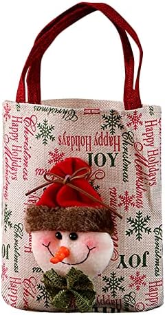 Uqıangy Noel Dekorasyon Malzemeleri Çantası Noel Alışveriş Merkezi Otel Kitapçı çocuk Dekorasyon hediye çantası Altında