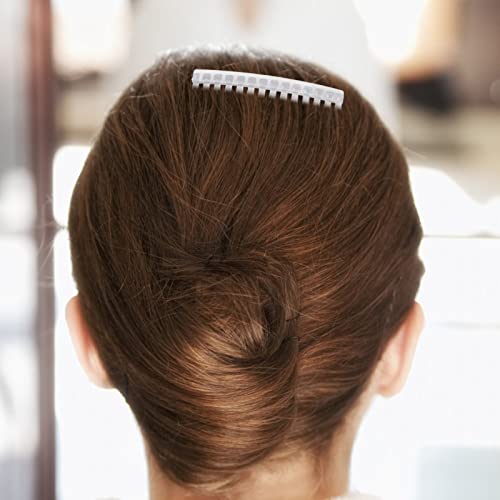 Lurrose Düğün Dekor Plastik Tarak 10 adet Temizle Saç Combs Saç Klip Combs Plastik Gelin Düğün Peçe Combs İnce Saç
