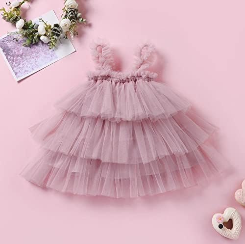 Yay rüya bebek Tutu çiçek kız elbise düğün kafa bandı Doğum günü partisi ile