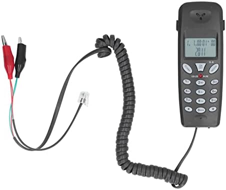 Kablolu Telefon, 16 Bit lcd ekran Kablolu Telefon Kablolu Telefon Tekrar Arama Duraklatma Fonksiyonu ile FSK, DTMF