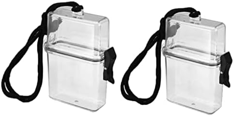 Su geçirmez kılıf için 2 adet Fotocard Tutucu Üst yükleyiciler KİMLİK Kredi kartı para taşınabilir mini boyutu 3 inç