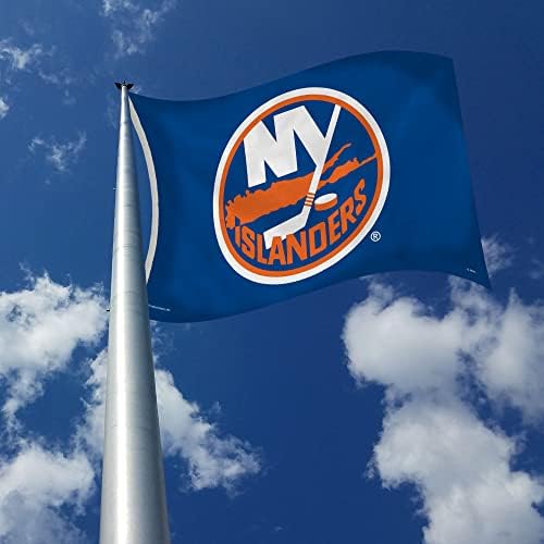 Rıco Industrıes NHL New York Islanders 3' x 5 ' Klasik Afiş Bayrak-Tek Taraflı-İç veya Dış Mekan-Ev Dekoru