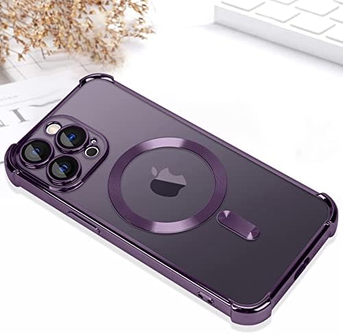 Illians Clear Case for iPhone 13 Pro Max (MagSafe ile Uyumlu) Kamera Lens Koruyucu Tam Vücut Darbeye Dayanıklı Koruma