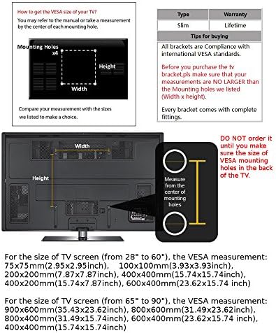 LG TV 43 inç Modeli için Dahili Su Terazisine Sahip CK Global Düşük profilli Eğimli TV Duvar Montaj Aparatı: 43UJ6300