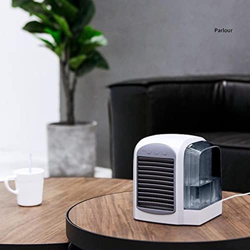 Evaporatif Mini Klima, USB Şarj Taşınabilir Çok Fonksiyonlu Klima Fanı Ev Buzdolabı, Oda Yatak Odası Ofis Masası için