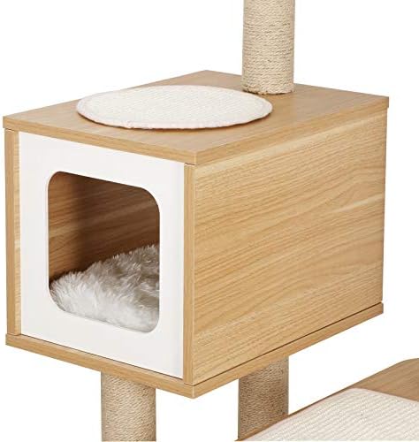 48 Kedi Ağacı Yatak Mobilya Tırmalama Kulesi Sonrası Kınamak Yavru Oyun Evi Kedi Ağacı Kulesi