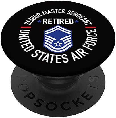 Kıdemli Başçavuş Emekli Hava Kuvvetleri Emeklilik Hediyeleri PopSockets Değiştirilebilir PopGrip