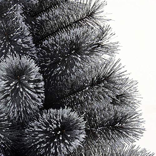 CYAYQ Siyah Yapay Noel Çam Ağacı Prim Ladin Menteşeli Oto-Spread Metal Standı Dekore Ağaçları Noel Ağacı Tatil Dekorasyon-d