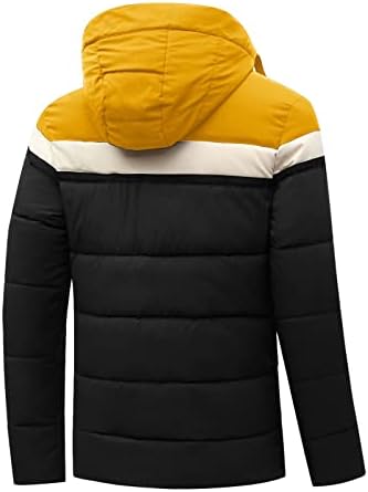 Erkek Kalınlaşmış Palto Sıcak Kış Tam Fermuar Rüzgar Geçirmez Düz Renk Ekleme ayrılabilir kapüşon Kar Ceket Fermuarlı