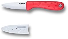 Peterson Houswares CE0956002B-4 Seramik Bıçaklı Seramik Bıçak, 4, Kırmızı
