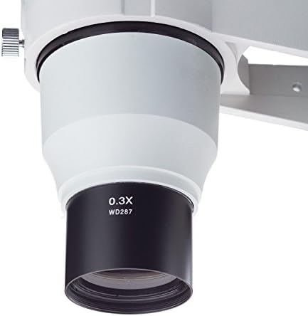 AmScope ZM03 0.3 X Barlow Lens ZM Serisi Stereo Mikroskop Kafaları, 48mm Çap Montaj