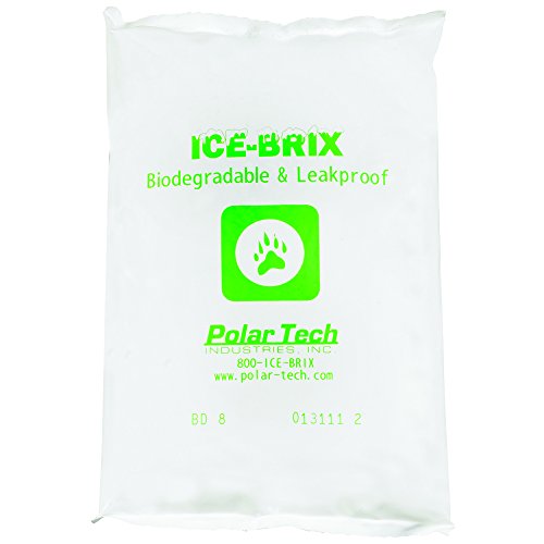 Kutular Hızlı BFIBB8 Ice - Brix Soğuk Jel Paketi, 6 x 4 x 3/4 , 8 oz, Beyaz (72'li Paket)