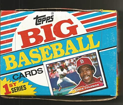 1988 Topps Büyük Beyzbol Serisi 1 Kutu Ticaret Kartı Paketi - 36 7 Kartlı Paket