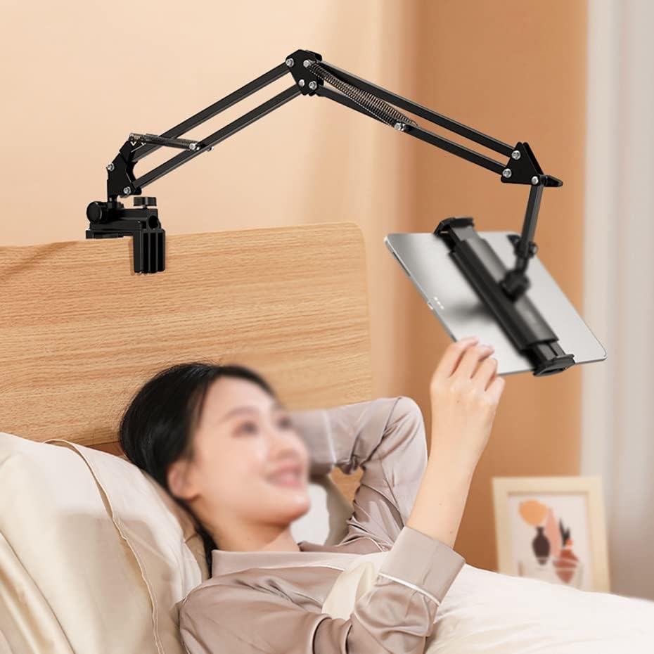 ZHUHW Metal Masaüstü Standı Uzun kol Tablet Standı Yatak Masaüstü döner bağlantı ayağı Desteği akıllı telefon tutucu