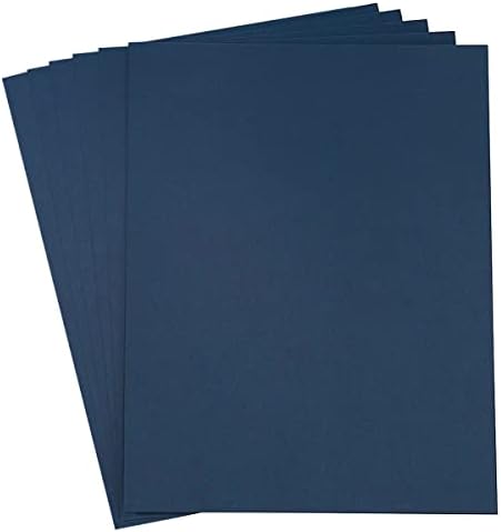 50 Yaprak 8 1 / 2x11 Kalın Kağıt Kart Stoğu Boş Kartlar Renkli DIY El Sanatları için Kart Yapımı, Davetiyeler, karalama