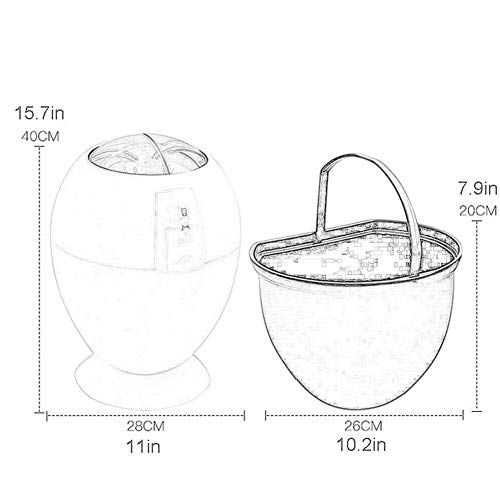 N / A Otomatik Hareket sensörlü çöp kovası Can,Fotoselli Altın Yumurta çöp tenekesi, Mutfak çöp tenekesi Banyo Yatak