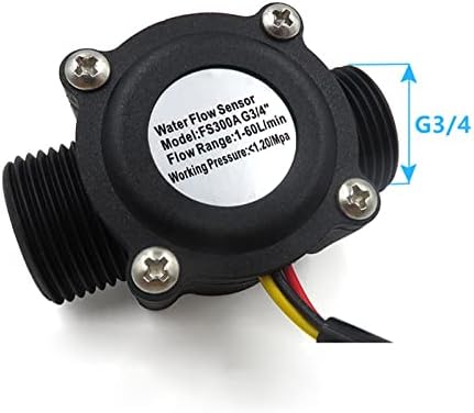 KENID 1 Adet 1/2 3/4 1 inç Su Akış Sensörü Debimetre Salonu Akış Sensörü Su Kontrol Sıvı Sensörü Anahtarı (Boyut :